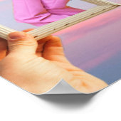 超現実ヴィンテージ熱狂する芸術 ポスター (角)