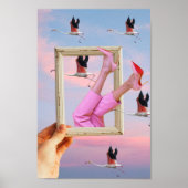 超現実ヴィンテージ熱狂する芸術 ポスター (正面)