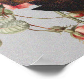 超現実ヴィンテージ熱狂する芸術 ポスター (角)