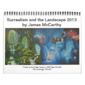 超現実主義および景色2013ジェームスMcCarthy カレンダー (カバー)
