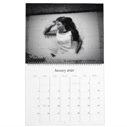 超現実主義のカレンダー-更新済月刊雑誌- RSMITHINGS カレンダー (1月 2026)