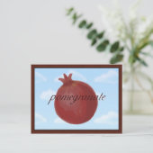 超現実主義のザクロ葉書 ポストカード (スタンド正面)