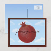 超現実主義のザクロ葉書 ポストカード (正面/裏面)