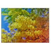 超現実主義の色を持つミモサのカッティングボード カッティングボード (正面)