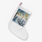 超現実主義者のクリスマスストッキング スモールクリスマスストッキング (正面 (吊り時))