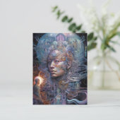 超現実人幻想的な芸術 ポストカード (スタンド正面)