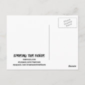 超現実人迷路のバンド葉書 ポストカード (裏面)