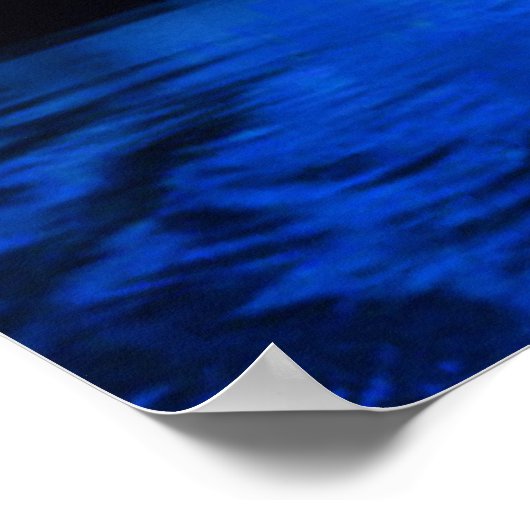 超現実夜間惑星 ポスター (角)