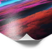 超現実宇宙景観ファンタジー宇宙飛行士 フォトプリント            (角)