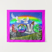 超現実平和と愛の芸術 タペストリー (正面(横))