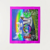 超現実平和と愛の芸術 タペストリー (正面)