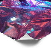 超現実幾何学ライオンジャングル – 未来的なポスター ポスター (コーナー)