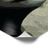 超現実抽象芸術絡み合い顔 ポスター (コーナー)