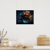 超現実未来型花ロボット ポスター (キッチン)