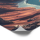 超現実的なエーテルの風景 | 魔法の世界 ポスター (角)