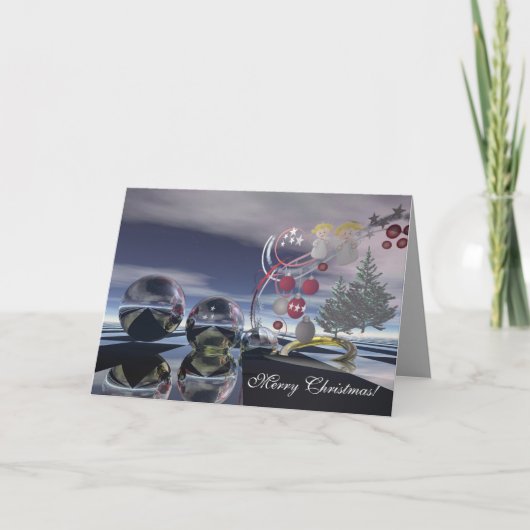 超現実的なクリスマスカード シーズンカード (正面)
