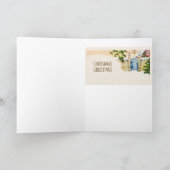 超現実的なクリスマスカード シーズンカード (内部)