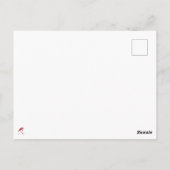 超現実的なコラージュの美しい風景 ポストカード (裏面)