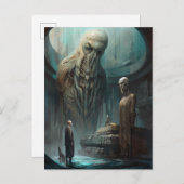 超現実的なゴシック様式のホラーアート ポストカード (正面/裏面)
