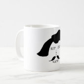 超現実的なサポート芸術のマグ コーヒーマグカップ (正面左)