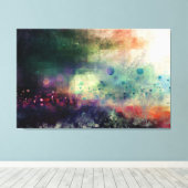 超現実的なシーン キャンバスプリント (インサイチュ (ウッドフロア))