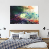 超現実的なシーン キャンバスプリント (インサイチュ (寝室))