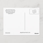 超現実的なジッピーのカード ポストカード (裏面)