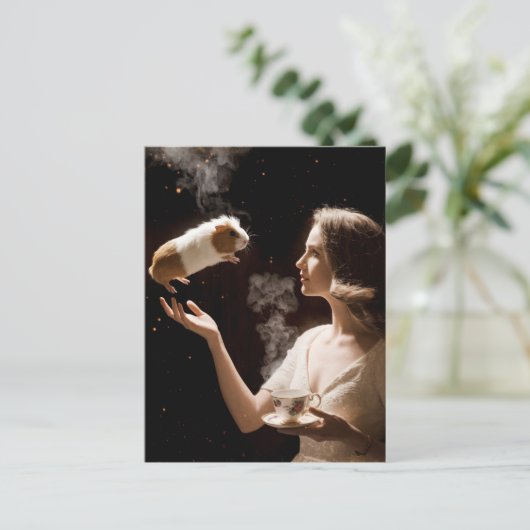 超現実的なティータイムマジカルギニアピグ ポストカード (スタンド正面)