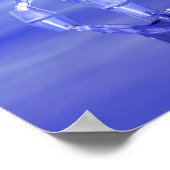 超現実的なドラムセットのビーチミュージックポスター ポスター (角)