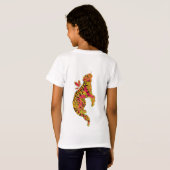 超現実的なネオンティガー Tシャツ (裏面フル)