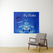 超現実的なビッグブラザーが時代の兆しを見る タペストリー (インサイチュ(横))