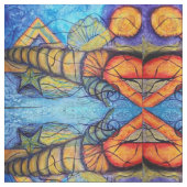 超現実的なファンタジーのデザイン ファブリック (クローズアップ)