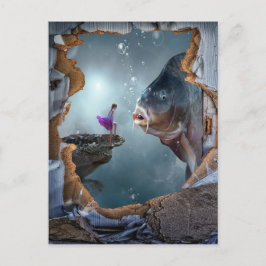 超現実的なファンタジー景観 ポストカード