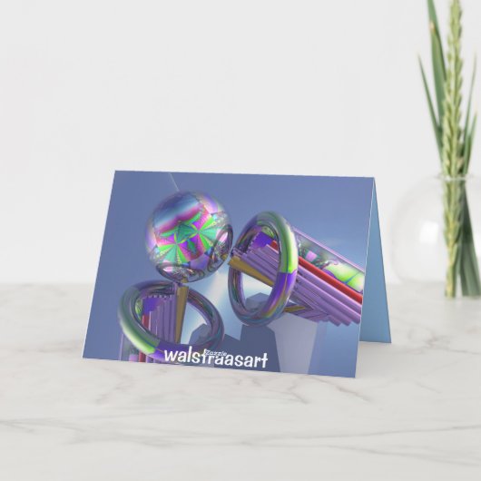 超現実的なメリークリスマスカード シーズンカード (裏面)