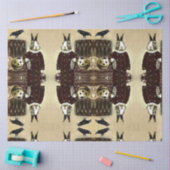 超現実的なヴィンテージハロウィーンティッシュペーパー 薄葉紙 (クラフト)