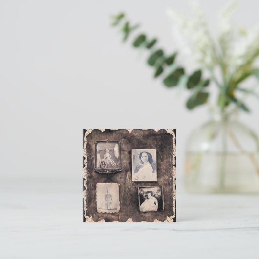 超現実的なヴィンテージ色彩の鮮やか写真 エンクロージャーカード (スタンド正面)