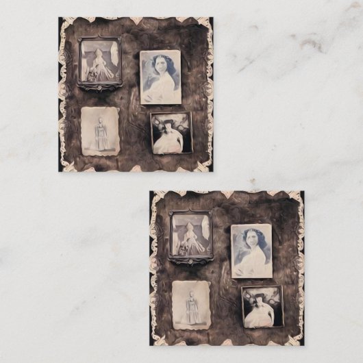 超現実的なヴィンテージ色彩の鮮やか写真 エンクロージャーカード (正面/裏面)