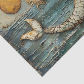 超現実的な人魚の混合メディアのデコペティッシュペーパー 薄葉紙 (詳細)