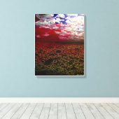 超現実的な作品 キャンバスプリント (インサイチュ (ウッドフロア))