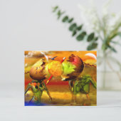 超現実的な作品 ポストカード (スタンド正面)