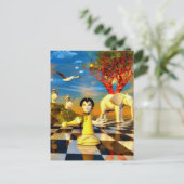 超現実的な作品 ポストカード (スタンド正面)