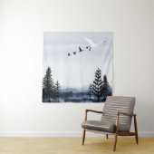 超現実的な冬の風景 タペストリー (インサイチュ)