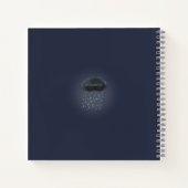 超現実的な夢の世界の暴風雨パーソナライズされた ノートブック (裏面)