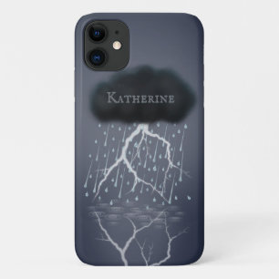 超現実的な夢の世界の暴風雨パーソナライズされた iPhone 11 ケース