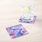 超現実的な夢の風景コースターセット ペーパーコースター (インサイチュ)