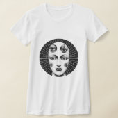 超現実的な天女 Tシャツ (レイダウン)