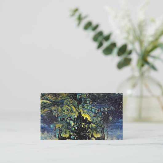 超現実的な妖精の村 名刺 (スタンド正面)