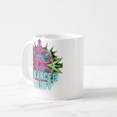 超現実的な対称性 – バランスのとれた美しい コーヒーマグカップ (正面左)