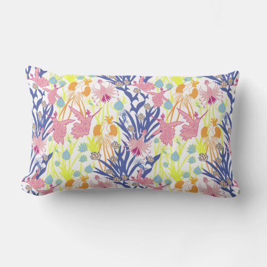 超現実的な庭園 ランバークッション (正面)