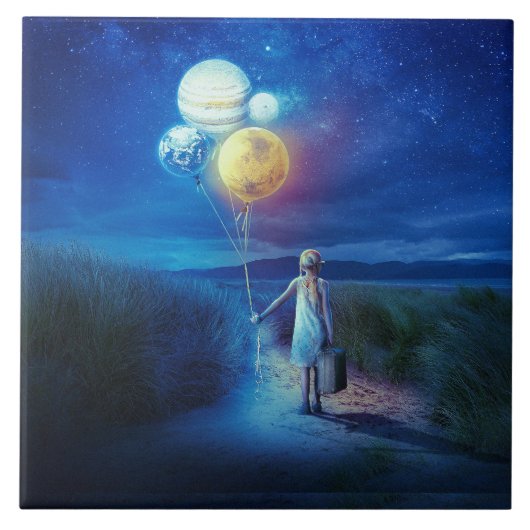 超現実的な彼女の未来への動き タイル (正面)